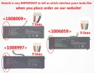 Jumper smartbook 141 7.4V 37Wh laptop computer batteries in UK United Kingdom